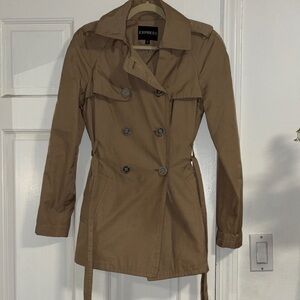 Express Brown/ tan Trench Jacket